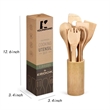Natural Durable Bamboo Kitchen Utensil Set for Cooking | https://www.bestnamebadges.com