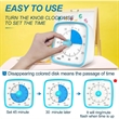 60-Minute Countdown Visual Silent Timer with Night Light | https://www.bestnamebadges.com