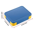 Large Capacity PP  Stackable Leak-Proof Lunch Container | https://www.bestnamebadges.com