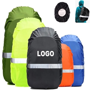 Backpack Rain Cover with Reflective Strip | https://www.bestnamebadges.com