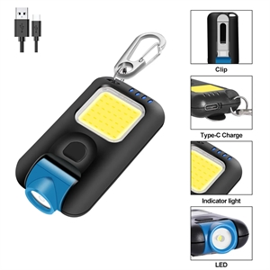 Rechargeable COB Keychain Flashlights