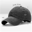 Washed Distressed Cap Twill Cotton Baseball Vintage Dad Hat | https://www.bestnamebadges.com