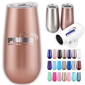6 Oz.Stainless Steel Double Wall Vacuum Insulated Tumblers