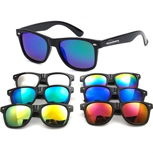 Retro Classic Sunglasses Unisex Polarized Color Mirror Lens