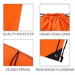 Custom Sports Drawstring Backpacks | https://www.bestnamebadges.com