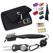 Golf Tool Kit- Towel Groove Cleaner Brush Divot | https://www.bestnamebadges.com