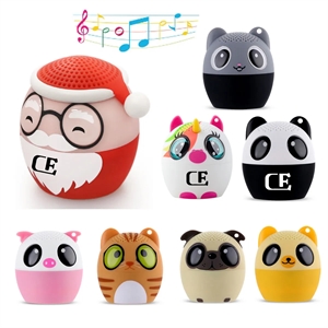 Mini Animal Wireless Bluetooth Speaker with Lanyard