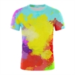 Sublimation Full Color Short Sleeve Tee Shirt | https://www.bestnamebadges.com