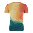 Sublimation Full Color Short Sleeve Tee Shirt | https://www.bestnamebadges.com