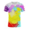 Sublimation Full Color Short Sleeve Tee Shirt | https://www.bestnamebadges.com