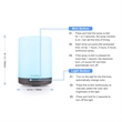 LED Color Changing Essential Oil Diffuser Quiet Humidifier | https://www.bestnamebadges.com