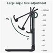 Adjustable Phone Stand for Desk | https://www.bestnamebadges.com