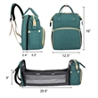 Baby Diaper Bag Backpack with Changing Station | https://www.bestnamebadges.com