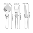 Portable Camping Cutlery Set | https://www.bestnamebadges.com