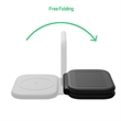 3 In 1 Bamboo Wood Magnetic Folding Fast Wireless Charger | https://www.bestnamebadges.com
