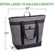 Large Folding Waterproof Insulated Camping Picnic Bag | https://www.bestnamebadges.com
