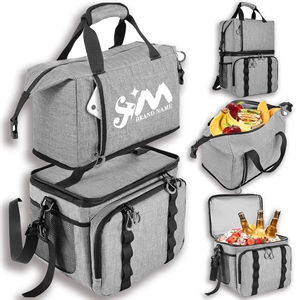 Large Double Layer Waterproof Leak Proof Cooler Backpack
