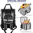 Large Double Layer Waterproof Leak Proof Cooler Backpack | https://www.bestnamebadges.com