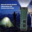 Portable Hand Crank Travel Camping LED Flashlight Radio | https://www.bestnamebadges.com