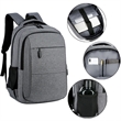 Durable Business Travel Laptop Backpack With USB Charging | https://www.bestnamebadges.com