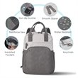 Multifunction Waterproof Travel Diaper Tote Backpack | https://www.bestnamebadges.com