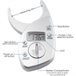 Handheld Portable Digital Body Muscle Fat Caliper | https://www.bestnamebadges.com