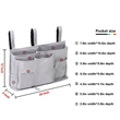 8 Pockets Waterproof Hanging Shelf Bedside Storage Caddy | https://www.bestnamebadges.com