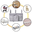 8 Pockets Waterproof Hanging Shelf Bedside Storage Caddy | https://www.bestnamebadges.com