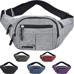 Hand-Free Waterproof Sports Waist Bag With Adjustable Strap