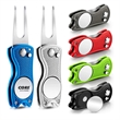 Foldable Metal Golf Divot Tool | https://www.bestnamebadges.com