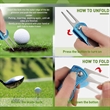 Foldable Metal Golf Divot Tool | https://www.bestnamebadges.com