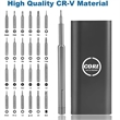 25 in 1 Magnetic Screwdriver Set | https://www.bestnamebadges.com