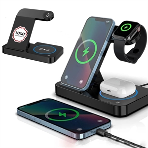 Foldable Wireless 4 in 1 Charging