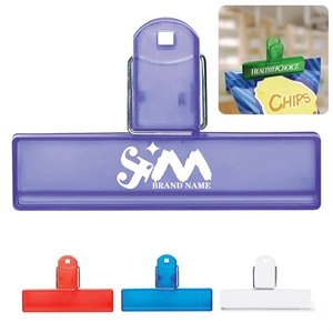 Customized Plastic Promotional Gift 4 Inch Food Bag Clip