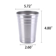 16 oz. Customized Cocktail Stackable Reusable Party Cup | https://www.bestnamebadges.com