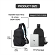 Small Sling Crossbody Backpack Shoulder Bag | https://www.bestnamebadges.com