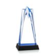 Rosina Star Award on Base - Blue | https://www.bestnamebadges.com