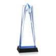 Rosina Star Award on Base - Blue | https://www.bestnamebadges.com