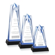 Rosina Star Award on Base - Blue | https://www.bestnamebadges.com