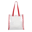 Clear Stadium Tote | https://www.bestnamebadges.com
