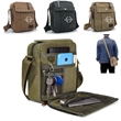 Men's Canvas Small Messenger Bag | https://www.bestnamebadges.com