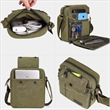 Men's Canvas Small Messenger Bag | https://www.bestnamebadges.com