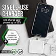 ONE-TIME USE DISPOSABLE EMERGENCY PHONE CHARGER | https://www.bestnamebadges.com