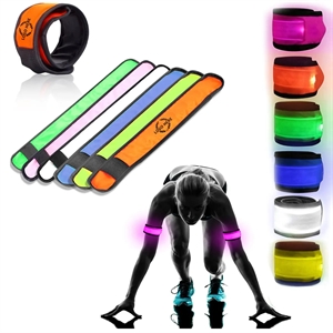 LED Light Up Band Slap Bracelets