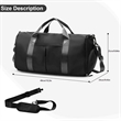 Sports Gym Bag with Wet Pocket & Shoes Compartment | https://www.bestnamebadges.com