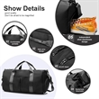 Sports Gym Bag with Wet Pocket & Shoes Compartment | https://www.bestnamebadges.com