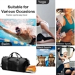 Sports Gym Bag with Wet Pocket & Shoes Compartment | https://www.bestnamebadges.com