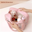 Translucent Toiletry Bag with with Handy Handle | https://www.bestnamebadges.com