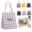 Wide-Open Foldable Insulated Lunch Bag | https://www.bestnamebadges.com