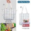 Wide-Open Foldable Insulated Lunch Bag | https://www.bestnamebadges.com